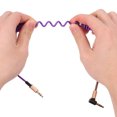 thumbnail image 3 of BESTYASH 4Ud Cables De Audio 3.5mm Macho A Macho Con Conectores Dorados Y En Espiral Para Uso En Micrófono, 3 of 8