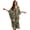 Camo Hunting Forest, variant on Women Kaftan Dresses Plus Size V-Neck Batwing Sleeves Animal Print Caftan Side Slits Long Kaftans Cruise Outfits Summer Dresses for Beach Party, Leopard Print Gray Black