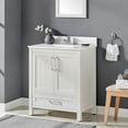 thumbnail image 6 of Ove Decors Kansas 30 W x 19" D Freestanding Bathroom Vanity with Sink, Pure White, 6 of 27