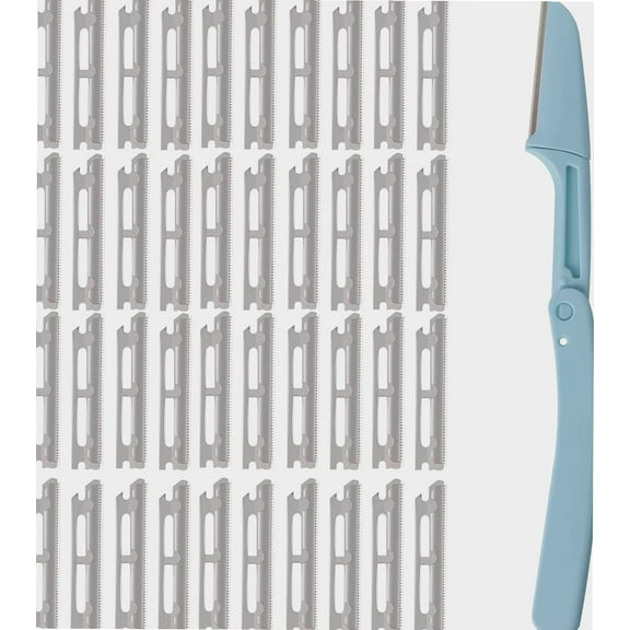 Replacement Blade, Dermaplaning Tool, Stainless Steel Eyebrow Trimmer (Blade)