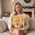 thumbnail image 4 of Festive Motif DIY 5D Diamond Art Kit Christmas Holiday Pearl Mosaic Crafting Set for Indoor Home Wall Decoration, 8 Inch, 4 of 4