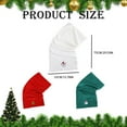 thumbnail image 3 of DJN Deal of the Day Towel Coral Fleece Christmas Santa Towel Festive Red Color Perfect As A Thoughtful Gift With Customizable Embroidery In A Convenient Bag Packaging cotton White A, 3 of 9