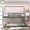 Gray, variant on Twin over Twin Low Bunk Bed with House-Shaped Frame, Solid Pine Wood Construction with Ladder, Full-Length Guardrails, No Box Spring Needed, Space-Saving Design for Bedroom, Guest Room, White