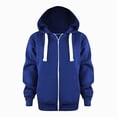 thumbnail image 4 of Toddler Little Boy Clothes Fall Winter Outfit Contrast Color Long Sleeve Cute Sweatshirt Top Pants Set Winter Casual for 6 18 Months 2T 3T 4T 5T 6T 7T 8T 9T Kids Boy(11-12 Years,Blue), 4 of 6