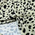 thumbnail image 5 of Womens Summer Camo Tops Short Sleeve Leopard Shirts Crew Neck Cute Trendy Tunic Blouses Beige L, 5 of 7
