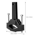 thumbnail image 2 of IDEANATEGRATE Bracket De Extensión Negro Para Motocicleta Para Luz Y Accesorios Resistentes, 2 of 8