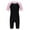 Pink&Black, variant on MSemis Boys Girls One Piece Rash Guard Swimsuit Sun Protection UPF 50 Swimwear