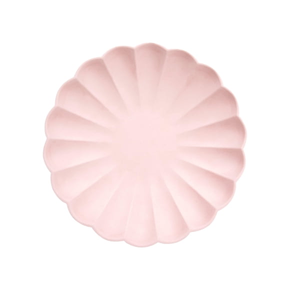 Platos de fiesta Meri Meri, 48 unidades, rosas, compostables
