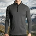 thumbnail image 6 of Breathable Lightweight Long Sleeve Sweatshirts Running Athletic Golf Gym Shirt Quick Dry Mens Quarter Zip Pullover, 6 of 14