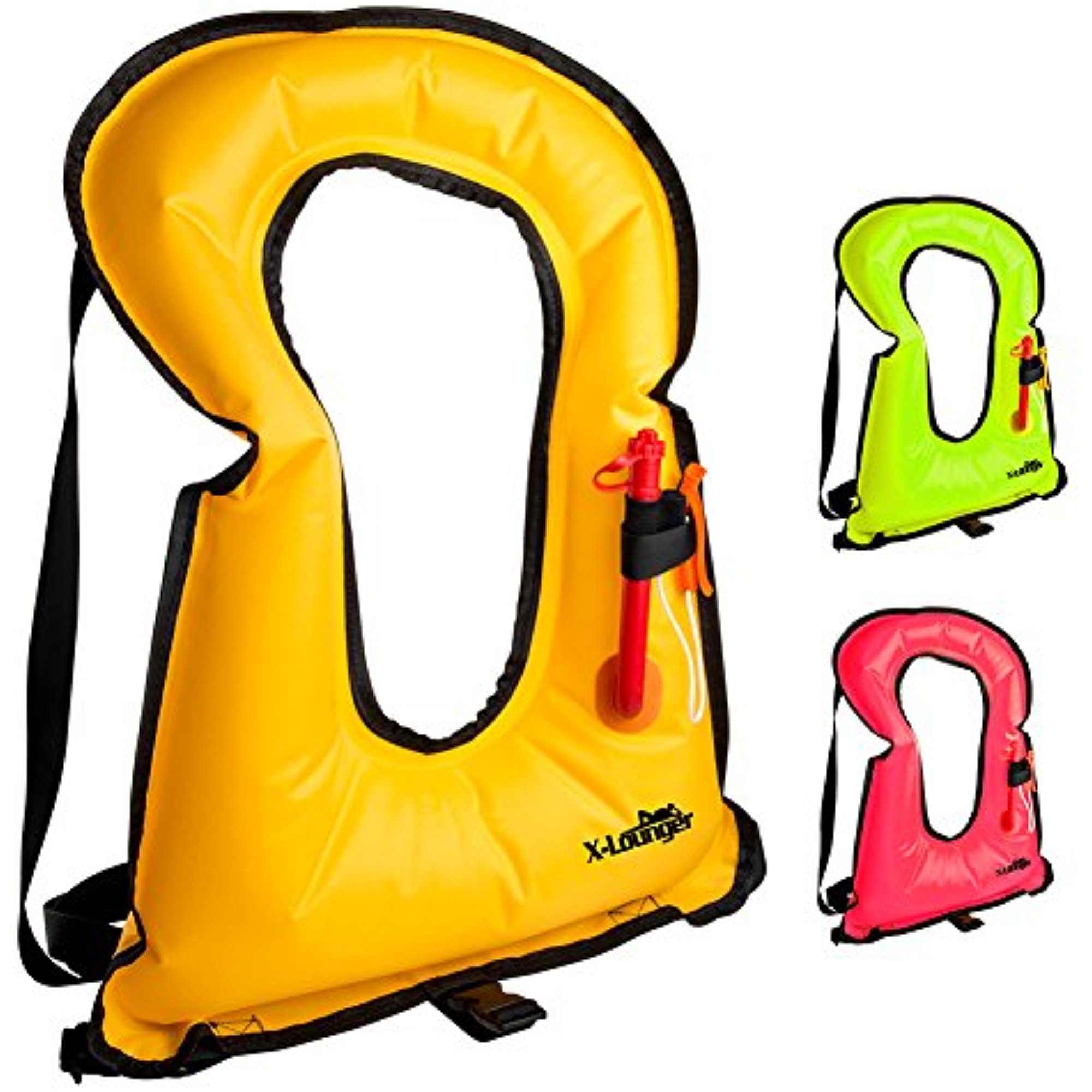 xlounger inflatable life jacket snorkel vest for snorkeling swimming