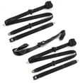 thumbnail image 1 of Triumph Spitfire 1962-1980 Standard 3 Points Noir Rétractable Ceinture de Banquette Kit - 3 Ceintures, 1 of 1