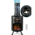 thumbnail image 7 of DR. INFRARED HEATER DR-991 Portable Electric Fireplace Space Heater w/ Humidifier & Remote, Infrared Heat, 3D Flame Effect, Timer, Quiet, 1500W, ETL Listed, Freestanding, LED Display, 7 of 7