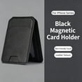 thumbnail image 2 of Magnetic Phone Wallet Stand, Card Holder with RFID Blocking for iPhone 18 Pro/Pro Max, iPhone 17/16/15/14/13/12 Series, Black, 2 of 8