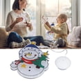 thumbnail image 3 of Christmas Snowman LED Window Light Battery Powered Hanging Light with Suction Cup For Christmas bedroom, 3 of 9