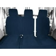 thumbnail image 2 of CalTrend Rear 60/40 Split Back & Solid Cushion O.E. Velour Seat Covers for 2012-2017 Hyundai Accent - HY130-04RA Blue Classic Insert and Trim, 2 of 3