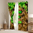 thumbnail image 3 of Manfei Letter Monogrammed E Curtains Pack of 2 (42x84 Each) for Teens Boys Girls,Construction Game Curtains Blackout,Building Blocks Bedroom Curtains,Microfiber Bedroom Decor, 3 of 6