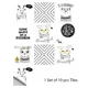 thumbnail image 3 of 10 piezas/juego de 10/15/20/30 cm, mosaicos de mármol planos duros, pegatinas de pared para cocina, baño, suelo, decoración diagonal, papel tapiz, mural artístico de PVC, 3 of 5