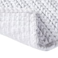 thumbnail image 4 of Madison Park White Bathroom Rug, Absorbent Quick Dry 100% Cotton Rug, Non-Slip Bath Rug for Bathroom, White, 24" x 40", 4 of 6