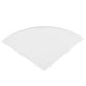 thumbnail image 5 of Estantería de esquina de pared con forma de abanico, soporte triangular para almacenamiento, 25 cm (blanco), 5 of 7