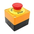 thumbnail image 2 of Interruptor de parada de emergencia con botón pulsador y caja, CA 660 V, 10 a, resistente, versátil, para montaje en ascensor, repuestos, señal roja., 2 of 8