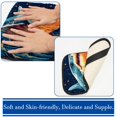 thumbnail image 3 of Shark Soft, Comfortable, Furry, Printed Car Armrest Pad Cover - 12.5x8.2 Inch, 3 of 6