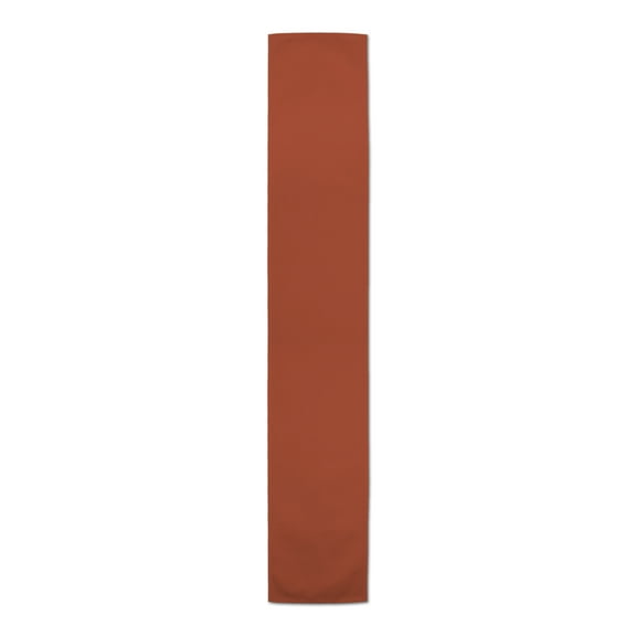 Creative Products Solid Color Rust 16x90 Poly Twill Table Runner