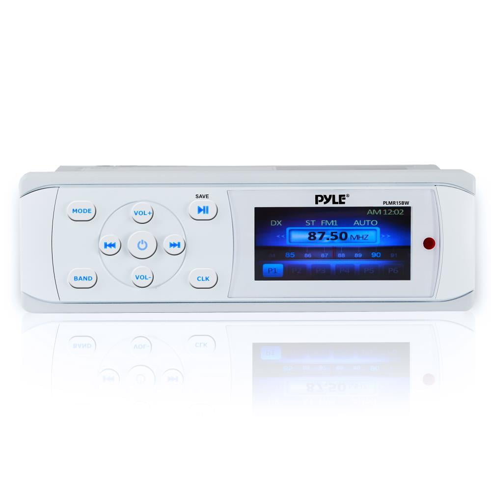 PYLE PLMR15BW Bluetooth Marine Stereo Radio Waterproof/Weather