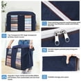 thumbnail image 5 of Tainini Clothes Storage, Foldable Large Storage Bags, Storage Containers for Clothing, Blanket, Comforter, Toys, Pillows, Clothes Organizers and Storage with Lids and Handle, 5 of 6