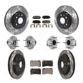 thumbnail image 1 of Transit Auto Front Rear Hub Bearing Assembly Coated Disc Brake Rotor and Ceramic Pads Kit (10Pc) for Car 2017-2019 Cadillac CTS RWD with 3.6L Turbocharged Without Performance Lining - KBB-132881, 1 of 11