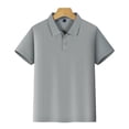 thumbnail image 4 of Khunlpohl 3Pack Set Kids’Cotton Collared Short Sleeve Button down Shirt Solid Color School Uniform Sports Tops, 4 of 4
