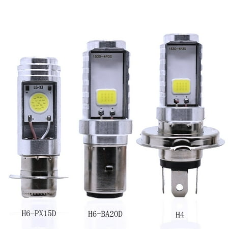 

Motorcycle Headlight LED Moto Bulbs BA20D LED H4 LED P15D For MotorBike Scooter