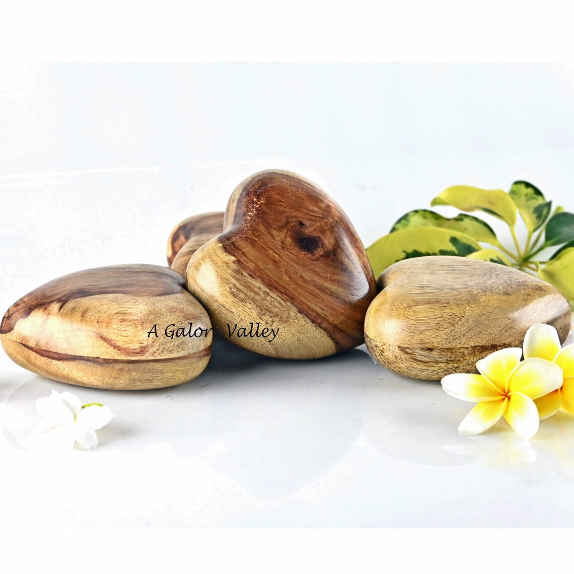Wooden Urn for Human Ashes Heart Shaped Keepsake For Pets Handmade Urn for loved ones | Each Piece has Unique Natural Pattern