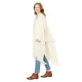 thumbnail image 3 of Woman Within Plus Size Fringed Cape Sweater, 3 of 5