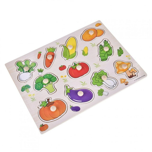 Domqga 1Set Educational Wooden Puzzle Kids Children Interesting Early Learning Props, Learning Puzzle, Wooden Learning Puzzle