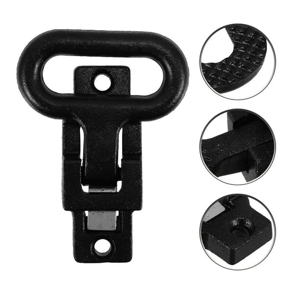 ibasenice Steel Folding Step for Truck with Antislip Design and Easy Installation