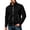 Black, variant on Men's Stand Collar Full Zip Knit Cardigan Fleece Lined Marled Jacquard Sweater Jacket Fall Winter Casual Warm Knitted Outerwear Wine XL
