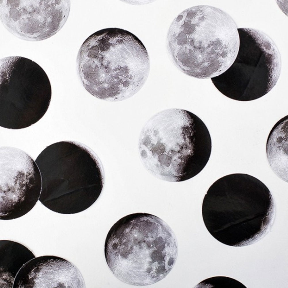New 45 pcs/pack Moon Mini Paper Seal Stickers Decoration label for DIY Scrapbook 