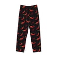 thumbnail image 2 of Haiem Red Hot Chili Men's Pajama Pants Ultra Lightweight Pjs Bottoms Sleepwear Bottom Pants With Pocket Drawstring-Small, 2 of 7