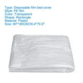 thumbnail image 3 of Amdohai 100Pcs Disposable Bedspread Covers Spa Massage Bed Sheets Transparent Waterproof Film, 3 of 5