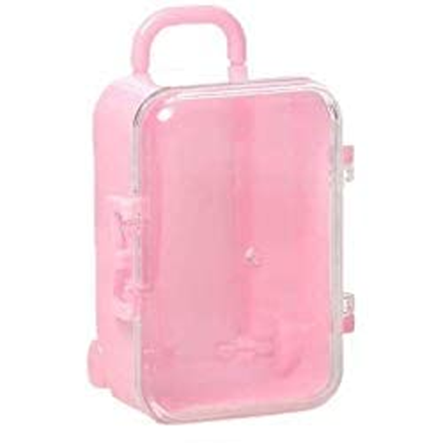 Mini Travel Suitcase Storage Box Plastic Candy Box Doll Clothes