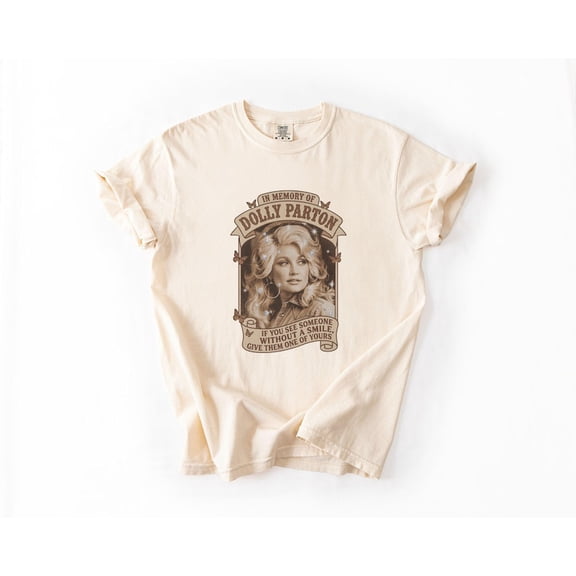 In Memory of Dolly Vintage Country Music Cowgirl Tribute T-Shirt