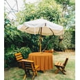 thumbnail image 2 of Vargottam Indoor/Outdoor Round Tablecloth 58 Inch Round Tablecloth with Umbrella , Waterproof Zippered Patio Table Cloths, Spring/Summer Table Covers for Circular Table/BBQs/Picnic-Mustard Yellow, 2 of 7