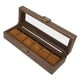 thumbnail image 2 of Caja De Almacenamiento Para Reloj Con 6 Ranuras, Protección De Cuero PU Resistente Al Agua, Caja Protectora Para Reloj De Pulsera De Gran Capacidad Para Uso Individual, 2 of 8