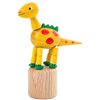 Alexander Taron Dregeno Push Toy Yellow Dinosaur