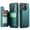 Green, variant on for iPhone 14 Pro Case with Card Holder, Wallet Case for Women Men with RFID Blocking, Durable Leather Kickstand Magnetic Clasp Shockproof Phone Case for iPhone 14 Pro