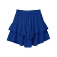thumbnail image 6 of JYnXIANTI Womens Mini Skirts Casual Boho Ruffle Tiered Skirts Flowy Soft High Waisted Golf Tennis Skirts Summer Clothes, 6 of 7