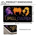 thumbnail image 3 of Halloween I Smell Children Decorative Front Door Mat, Sanderson Sisters Witches Hocus Pocus Doormat Indoor Outdoor Floor Entryway Rug, Funny Holiday Home Kitchen Decoration 17x30 Inch, 3 of 6