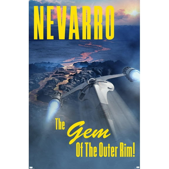 Star Wars: Nevarro - Visit Nevarro by Russell Walks 23 Wall Poster, 22.375" x 34"