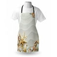thumbnail image 3 of Starfish Apron Seacoast with Sand with Colorful Various Seashells Tropics Aquatic Wildlife Theme, Unisex Kitchen Bib Apron with Adjustable Neck for Cooking Baking Gardening, Multicolor, by Ambesonne, 3 of 3