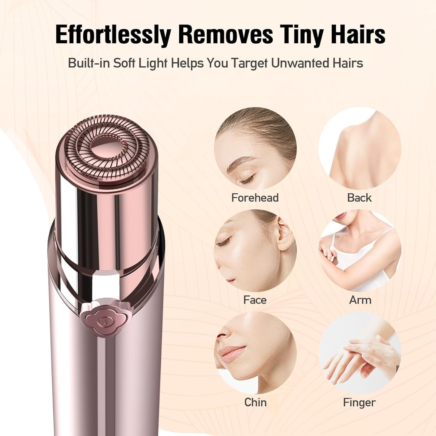Facial Hair Removal for Women, SEIHAI Hair Removal Device, Rechargeable Hair Remover for Women, Facial Hair Remover for Face, Upper Lip, Chin
